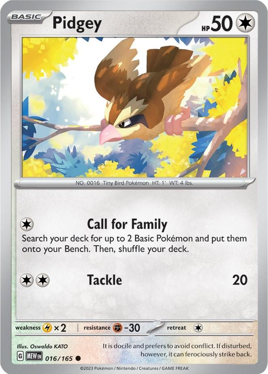 Pidgey - Pokemon 151