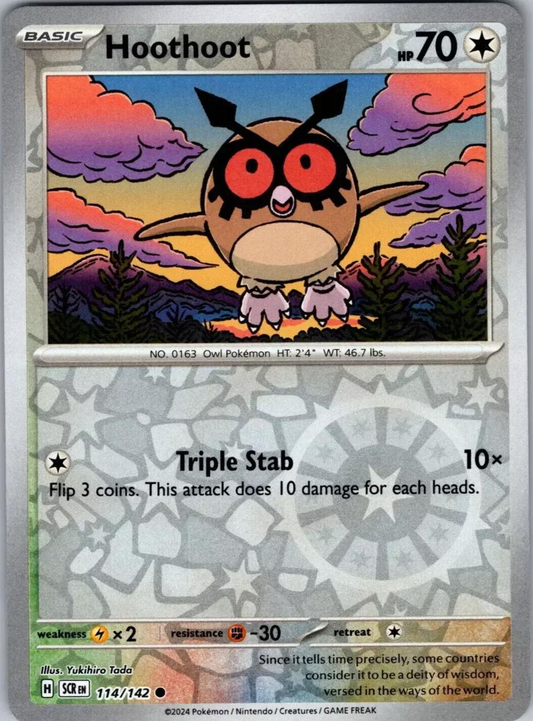 Hoothoot Reverse Holografico - Stellar Crown