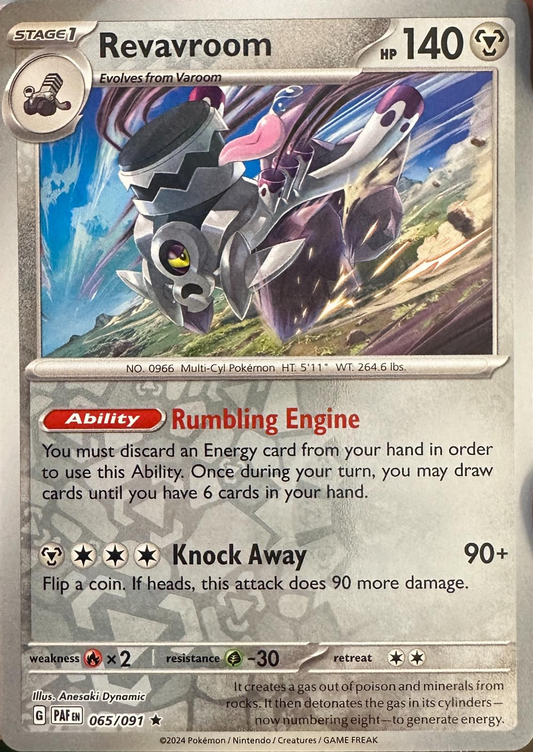 Revavroom Reverse Holografico - Paldean Fates