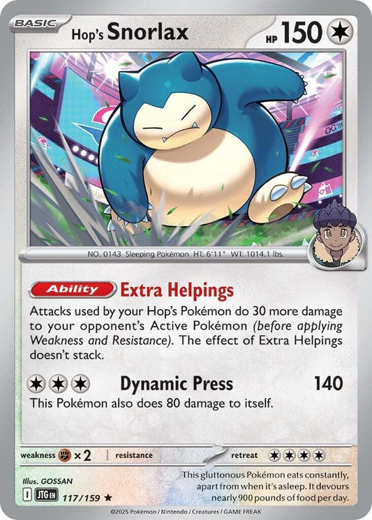 Hop's Snorlax Holografico - Journey Together