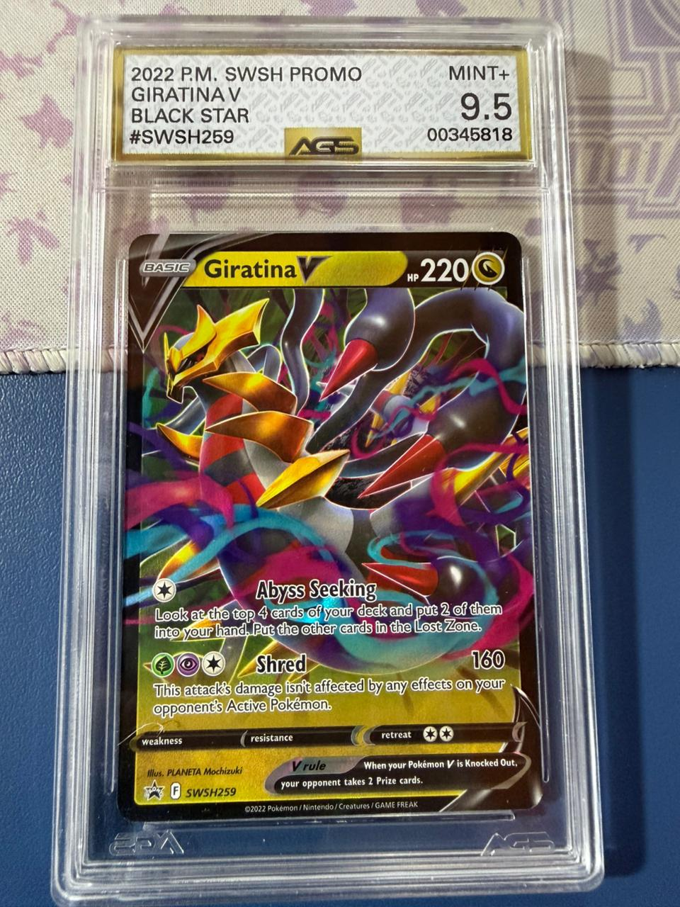 Giratina V Sword & Shield Promo - AGS 9.5