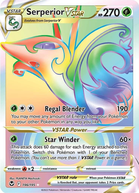 Serperior VSTAR Rainbow - Silver Tempest