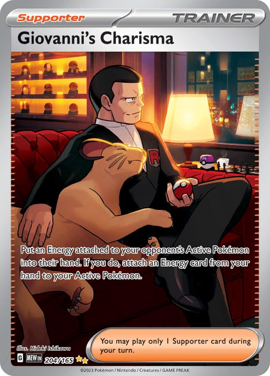 Giovanni's Charisma Special Illustration - Pokemon 151