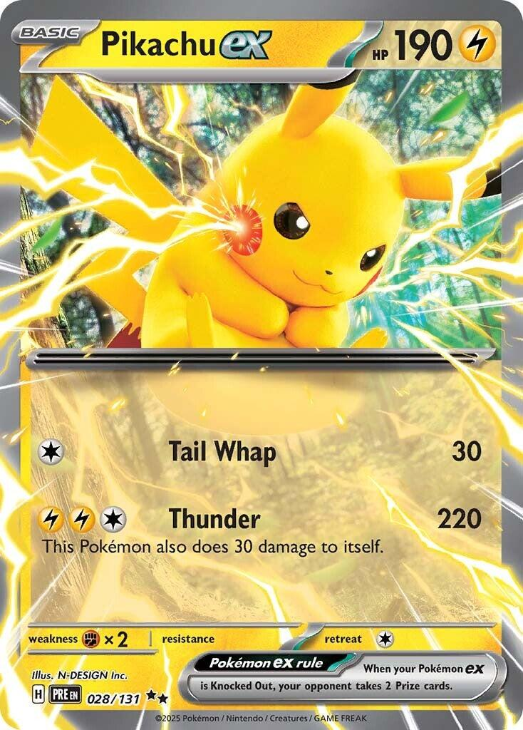 Pikachu EX - Prismatic Evolutions