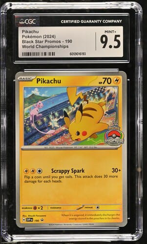 Pikachu World Championships Promo - CGC 9.5