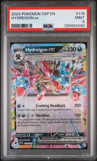 Hydreigon EX Surging Sparks - PSA 9