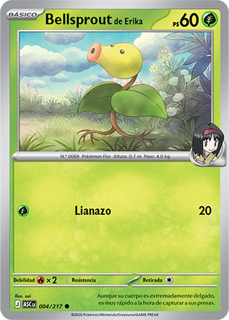 Bellsprout de Erika - Ascenso Heroico