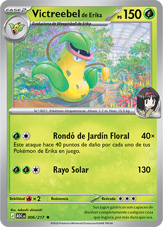 Victreebel de Erika Holografico - Ascenso Heroico