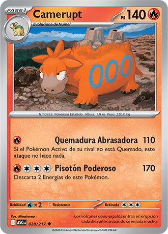 Camerupt - Ascenso Heroico