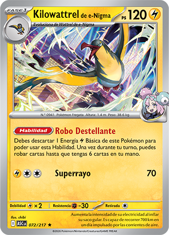 Kilowattrel de e-Nigma Holografico - Ascenso Heroico