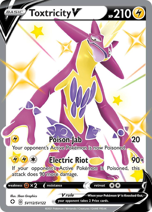 Toxtricity V Full Art Shiny - Shining Fates