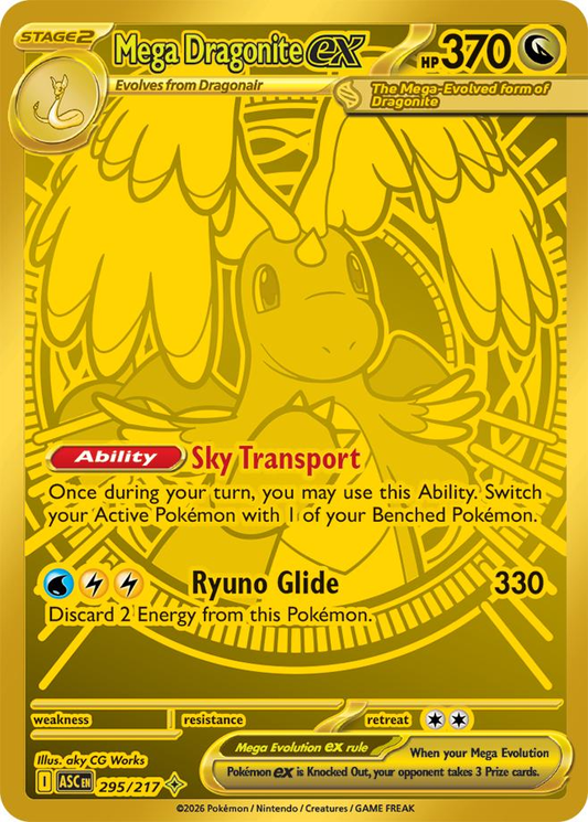 Mega Dragonite EX Golden - Ascended Heroes