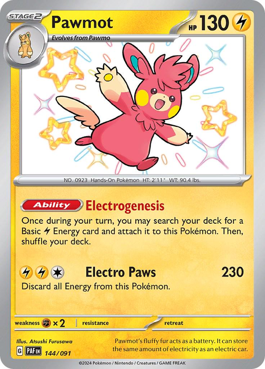 Pawmot Shiny - Paldean Fates