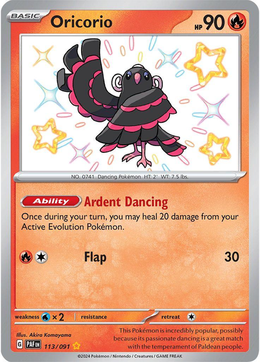 Oricorio Shiny - Paldean Fates
