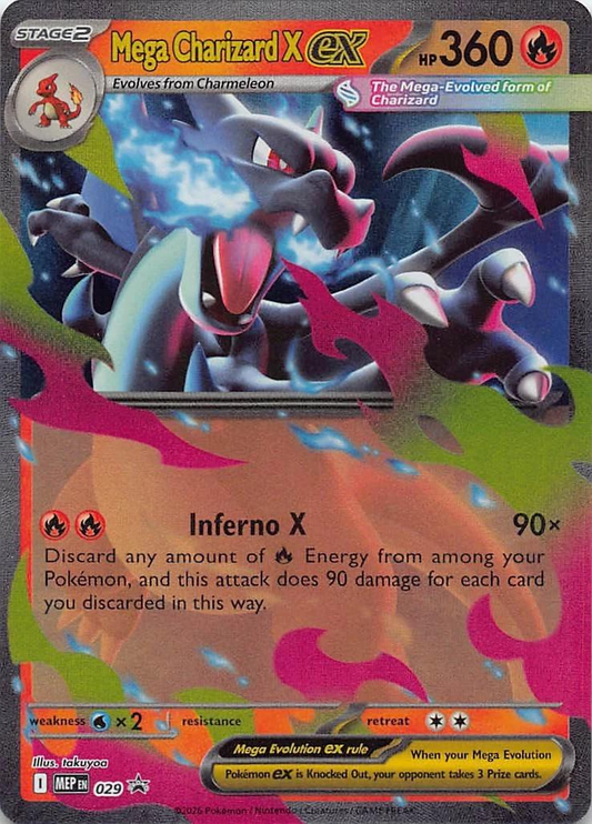 Mega Charizard X EX - Mega Evolution Promo