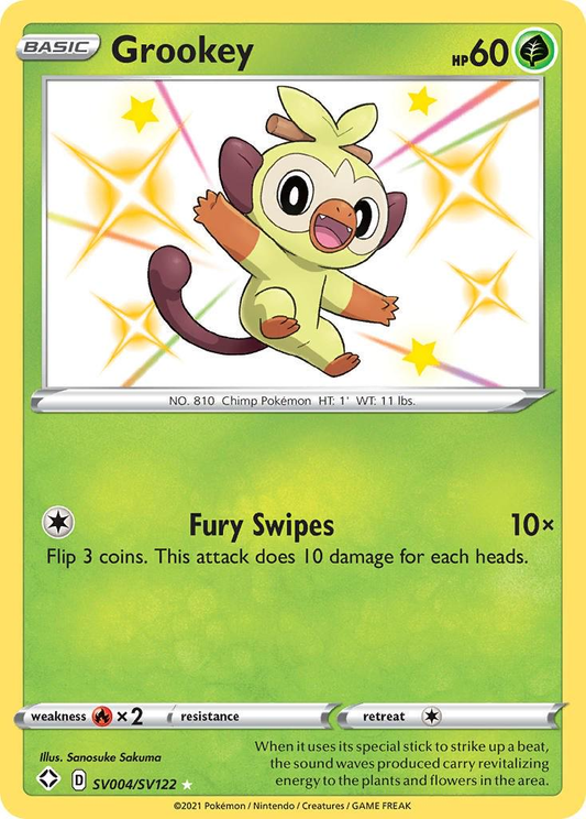 Grookey Shiny - Shining Fates