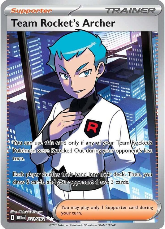 Team Rocket's Archer Full Art - Destined Rivals