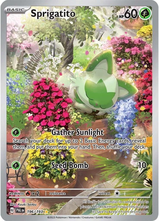 Sprigatito Illustration - Paldea Evolved
