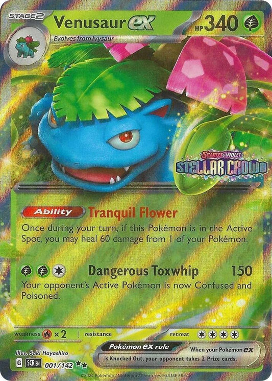 Venusaur EX Stamped - Stellar Crown