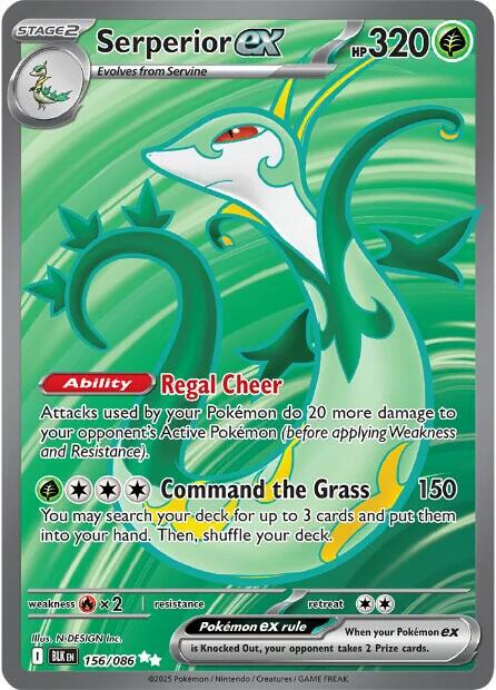 Serperior EX Full Art - Black Bolt
