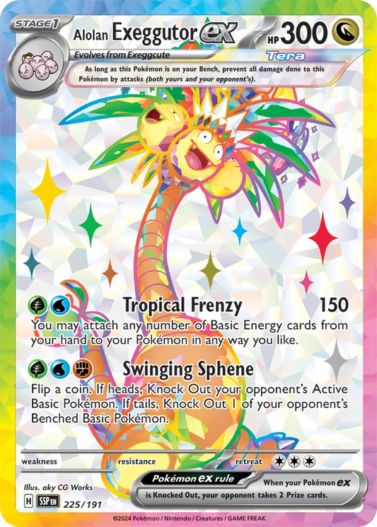 Alolan Exeggutor EX Full Art - Surging Sparks