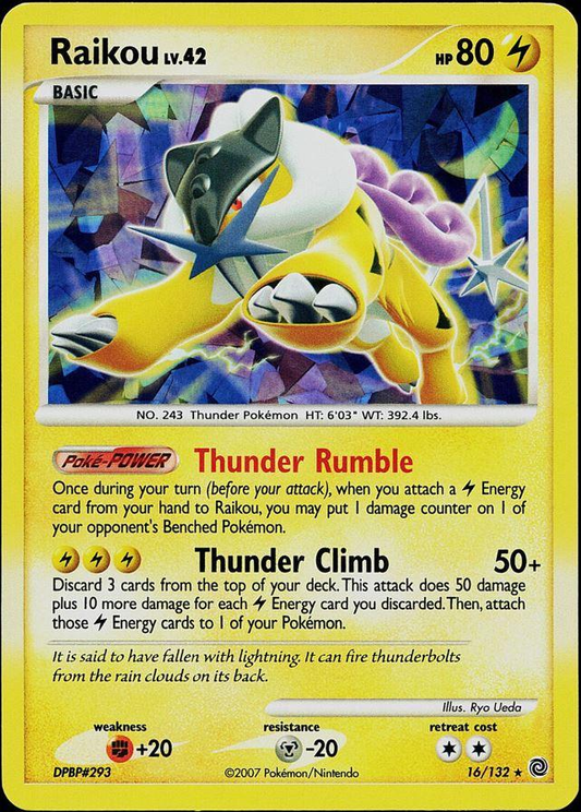 Raikou Cracked Ice Holografico - Secret Wonders