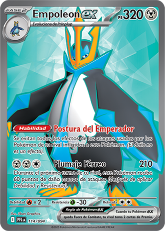 Empoleon EX Full Art - Llamaradas Fantasmales