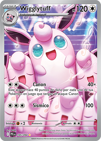 Wigglytuff Illustration - Llamaradas Fantasmales
