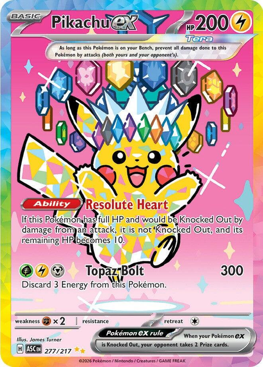 Pikachu EX Special Illustration - Ascended Heroes