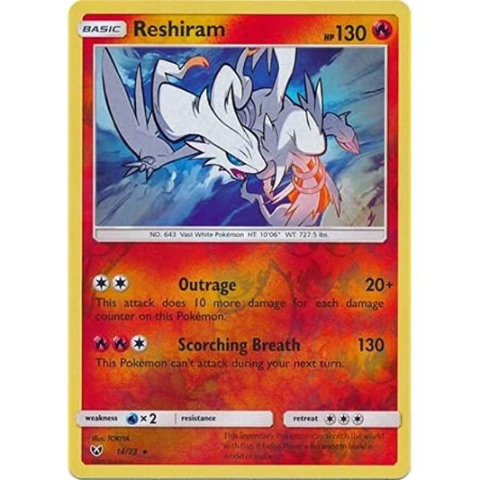 Reshiram Reverse Holografico - Shining Legends