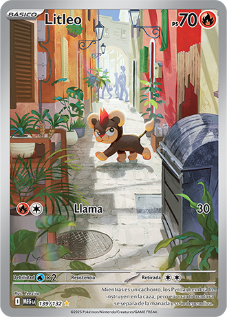 Litleo Illustration - Mega Evolución