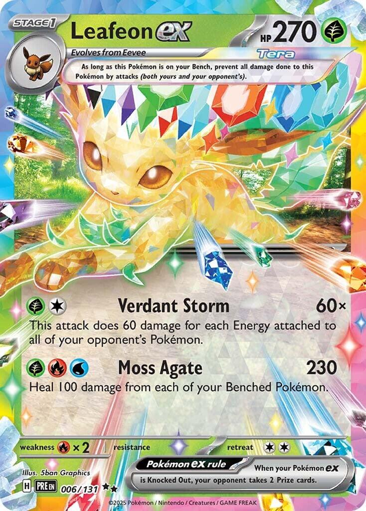 Leafeon EX - Prismatic Evolution