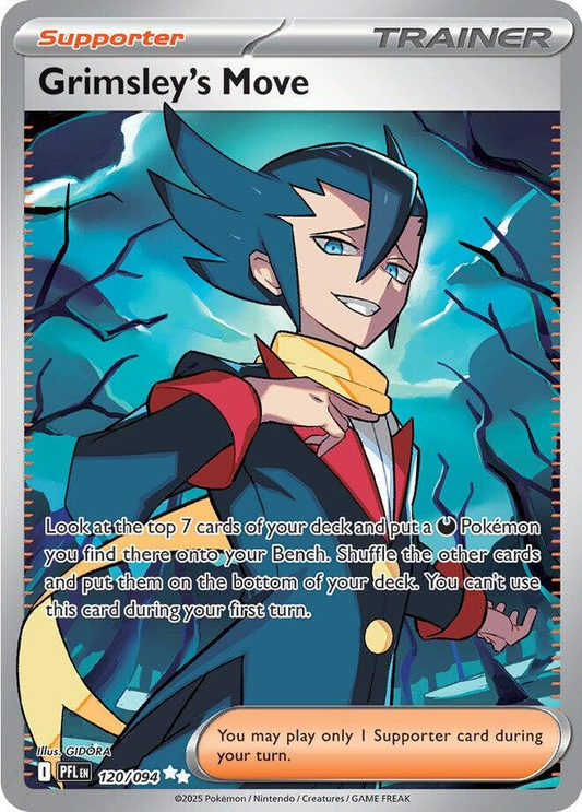 Grimsley's Move Full Art - Phantasmal Flames