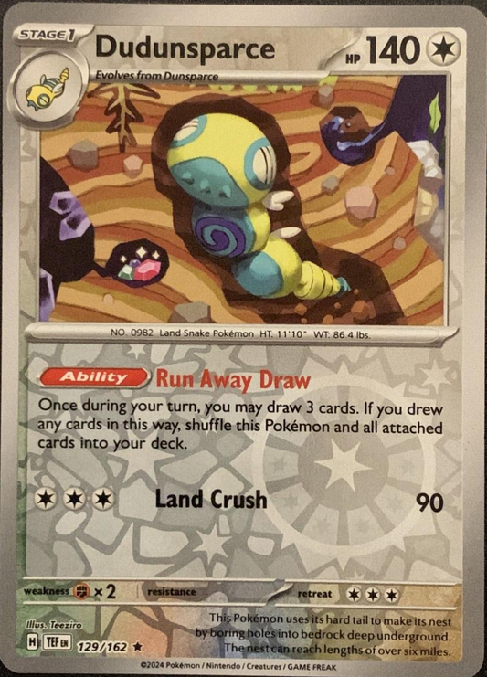 Dudunsparce Reverse Holografico - Temporal Forces