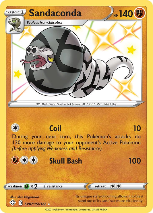 Sandaconda Shiny - Shining Fates