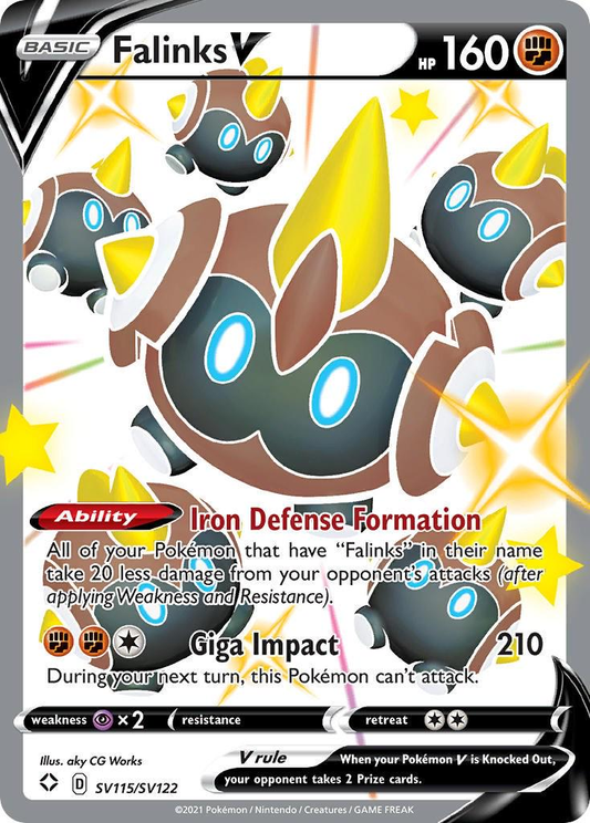 Falinks V Full Art Shiny - Shining Fates