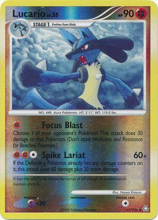 Lucario Reverse Holografico (LP) - Legends Awakened