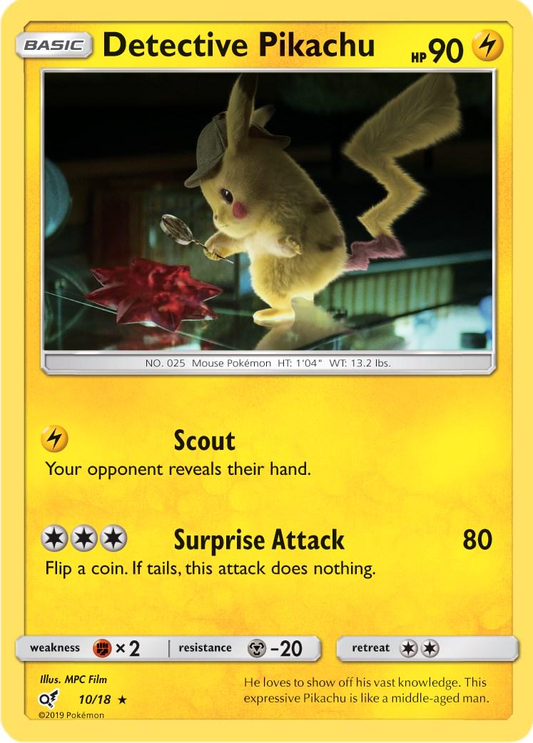Detective Pikachu Holografico (LP) - Detective Pikachu