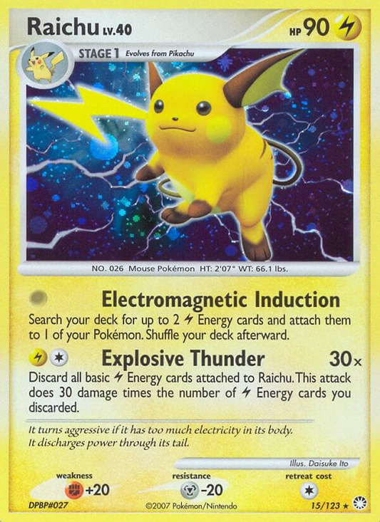 Raichu Cosmos Holografico - Mysterious Treasures