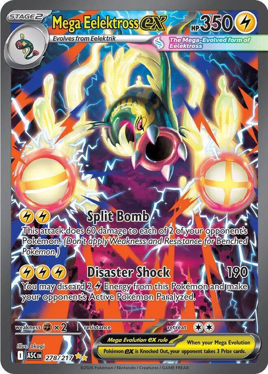 Mega Eelektross EX  Special Illustration - Ascended Heroes