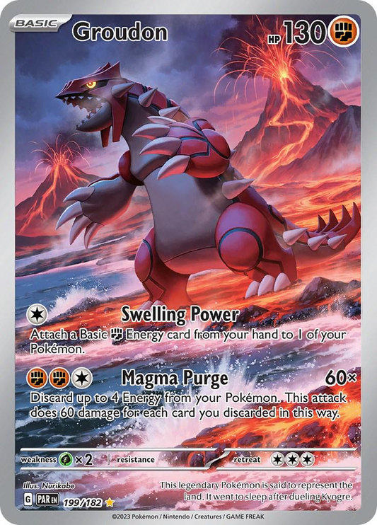 Groudon Illustration - Paradox Rift