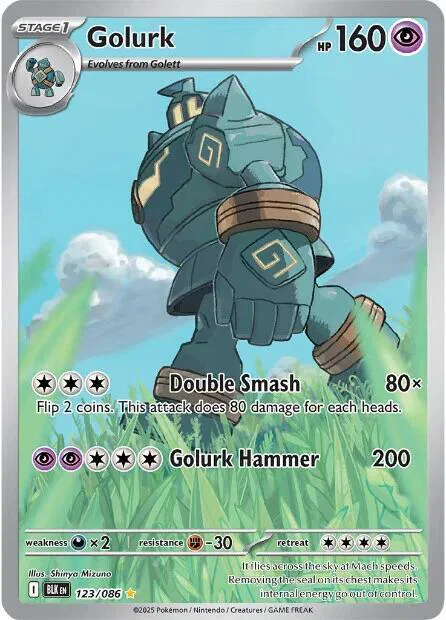 Golurk Illustration - Black Bolt