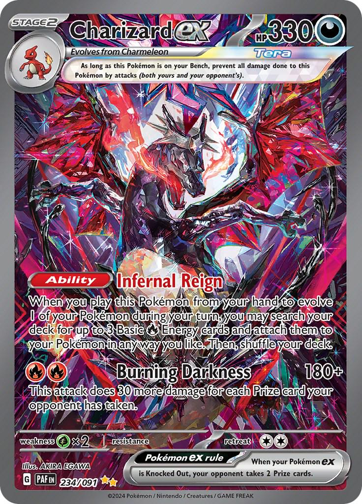Charizard EX Shiny Special Illustration - Paldean Fates
