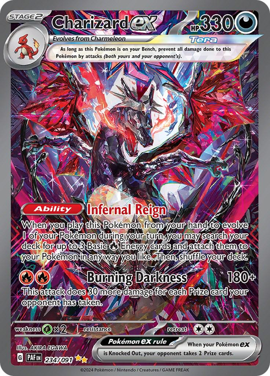 Charizard EX Shiny Special Illustration - Paldean Fates