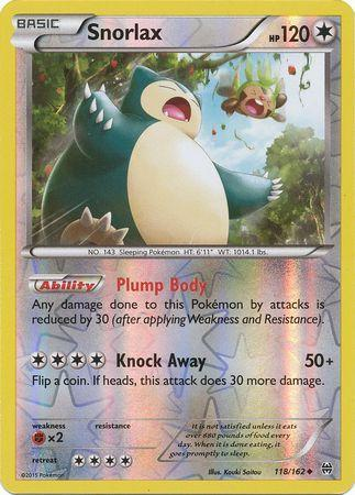 Snorlax Reverse Holografico - Breakthrough