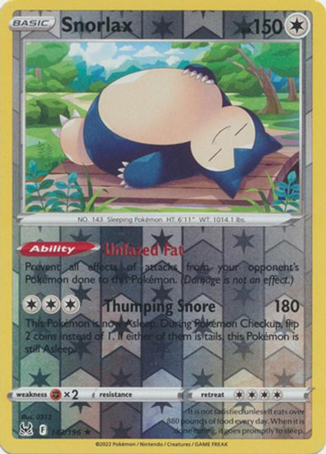 Snorlax Reverse Holografico - Lost Origin