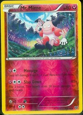 Mr. Mime Reverse Holografico - Pokemon XY