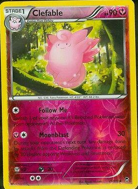 Clefable Reverse Holografico - Furious Fists