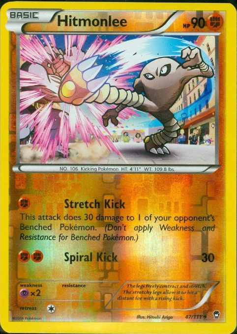 Hitmonlee Reverse Holografico - Furious Fists