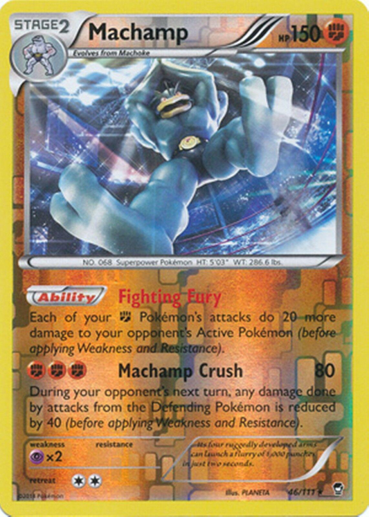 Machamp Reverse Holografico - Furious Fists
